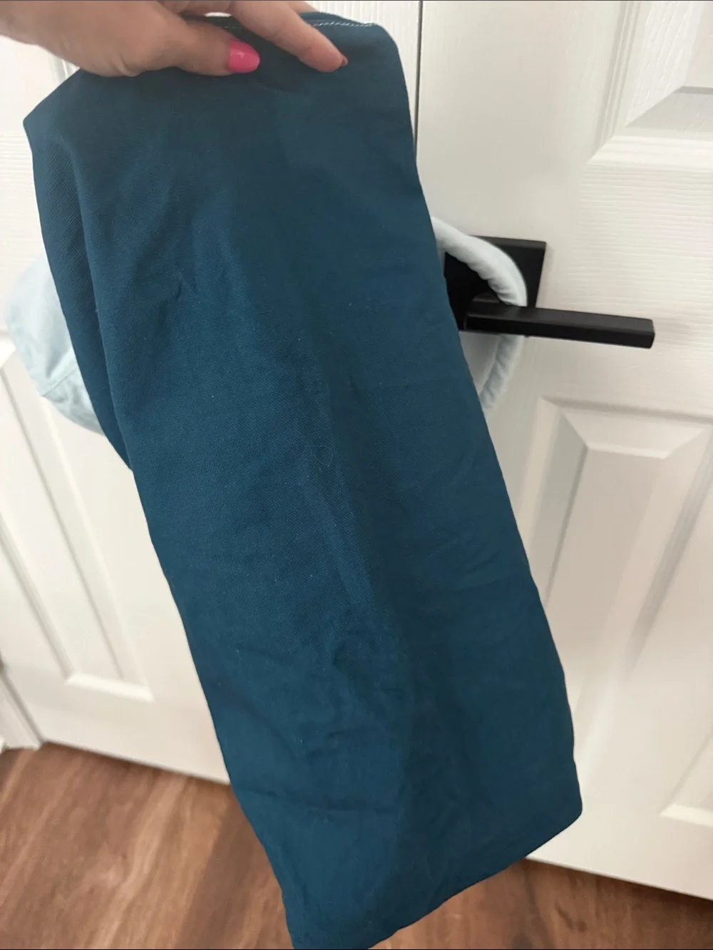 Athleta Blue Ombre Canvas Tote